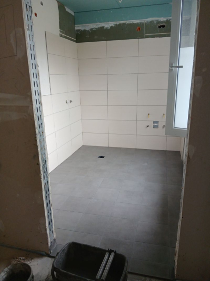 16.10.25 Fliesen gewischt